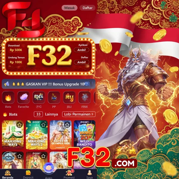 F32 Bonus Member Baru 100%
